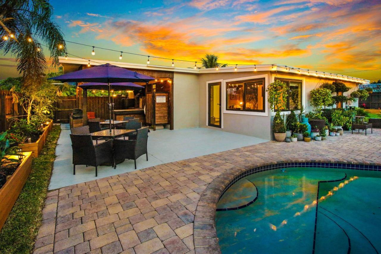 Private Heated Pool Oasis Pet-Friendly Retreat Short Or Long Stays Sleeps 2-8 Ppl بومبانو بيتش المظهر الخارجي الصورة